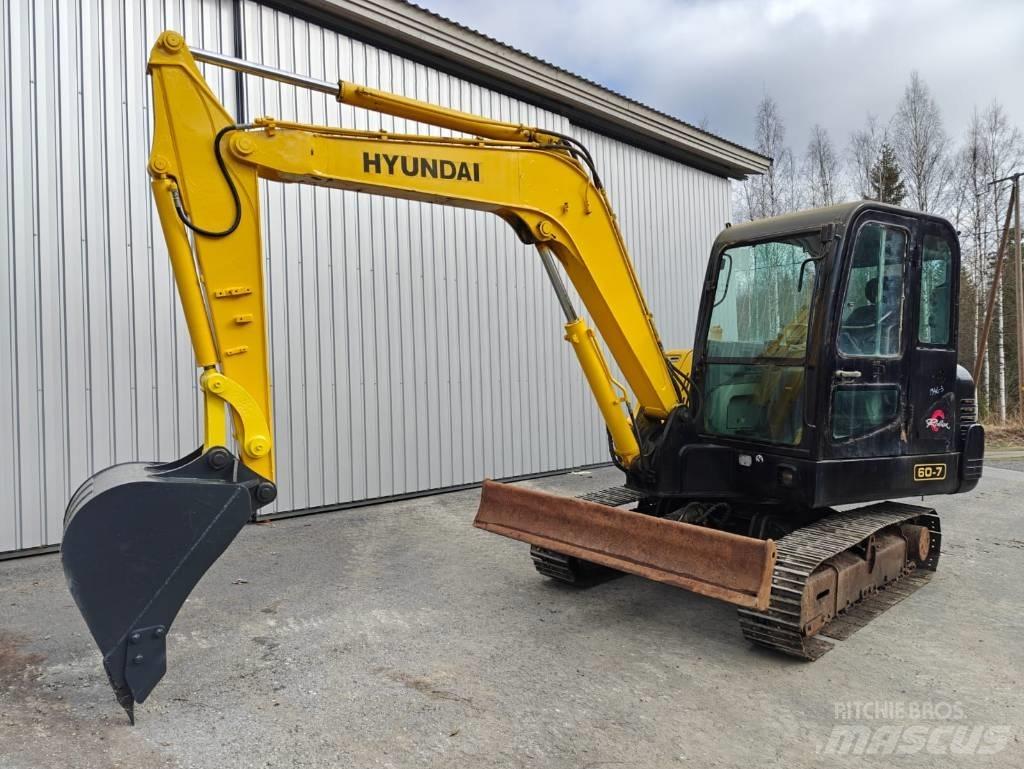 Hyundai R 60-7 Mini rýpadla < 7t