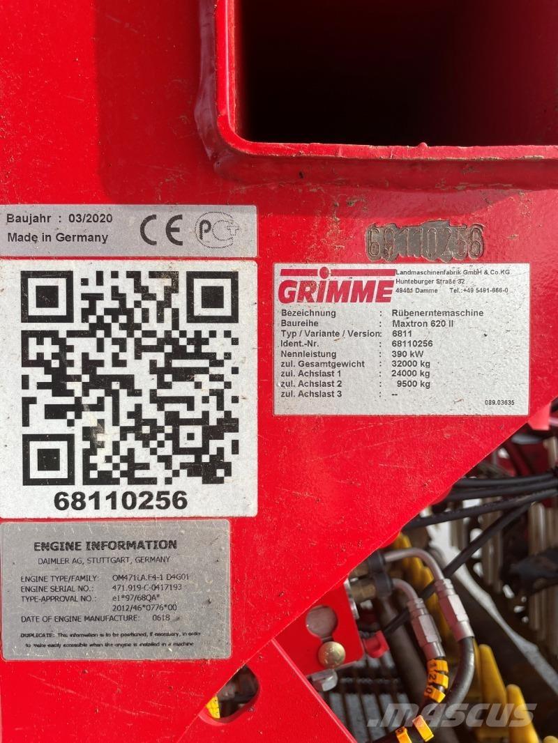 Grimme MAXTRON 620 Další