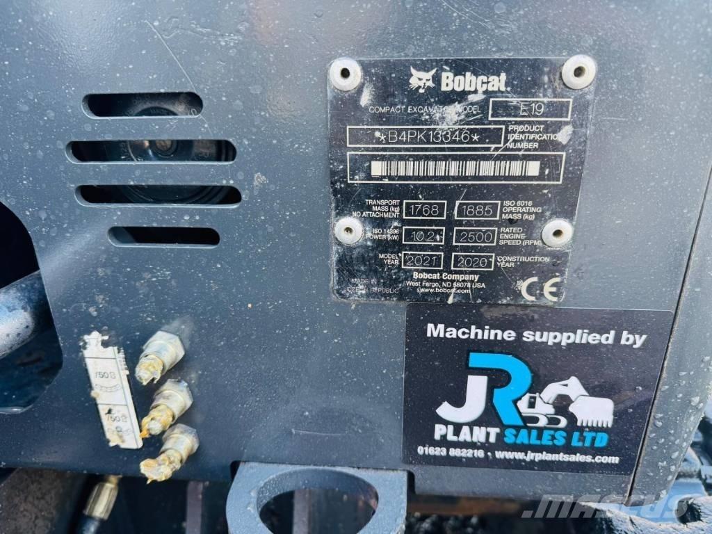 Bobcat E 19 Mini rýpadla < 7t