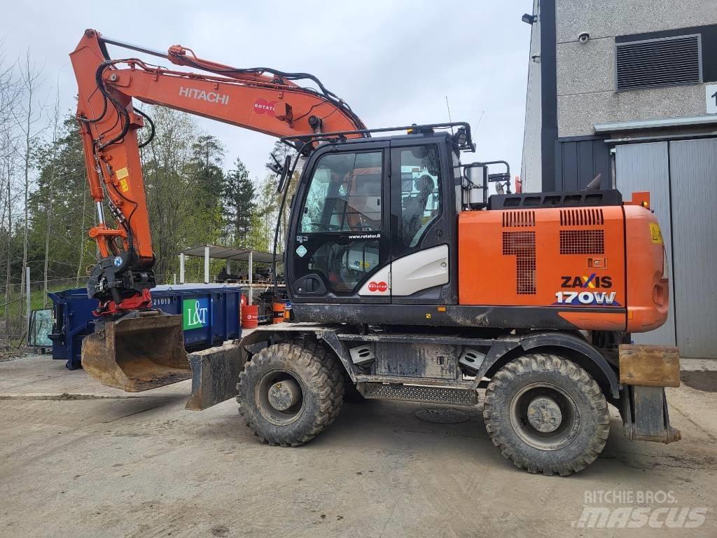 Hitachi ZX170W-6 Kolová rýpadla