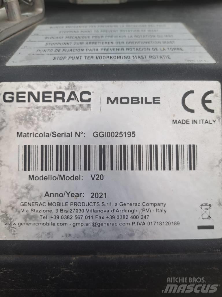 Pramac Generac V20 Osvětlovací stožáry