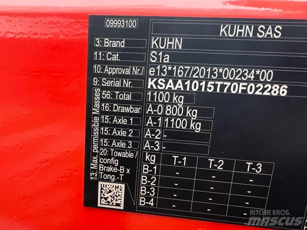 Kuhn GA 7501 Obraceče a shrabovače sena
