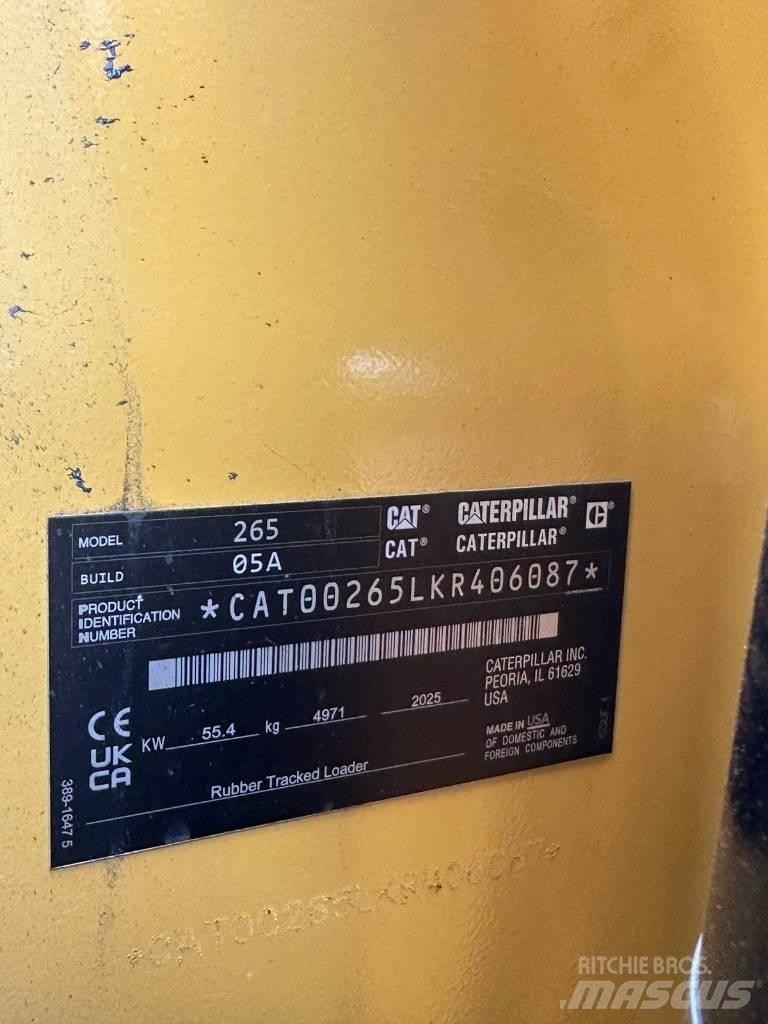 CAT 265 Pásové nakladače