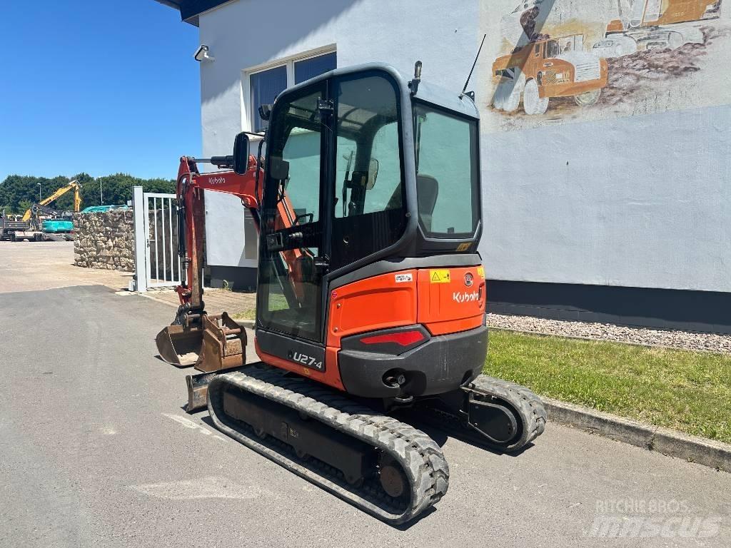 Kubota U 27-4 Mini rýpadla < 7t