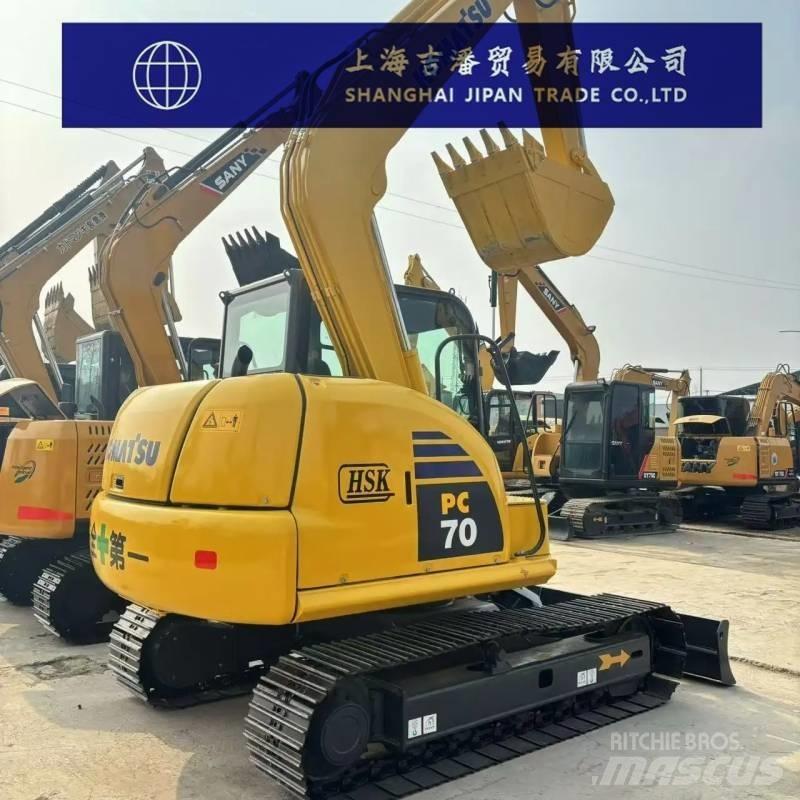 Komatsu PC 70 Pásová rýpadla