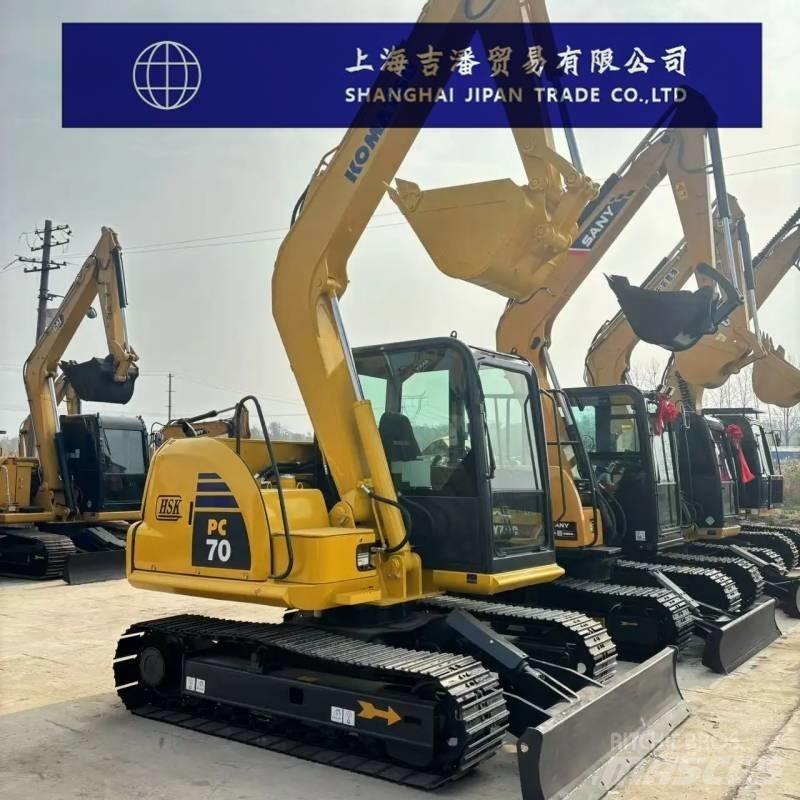 Komatsu PC 70 Pásová rýpadla