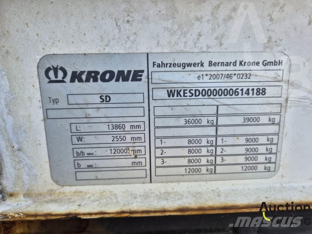 Krone SD Plachtové návěsy