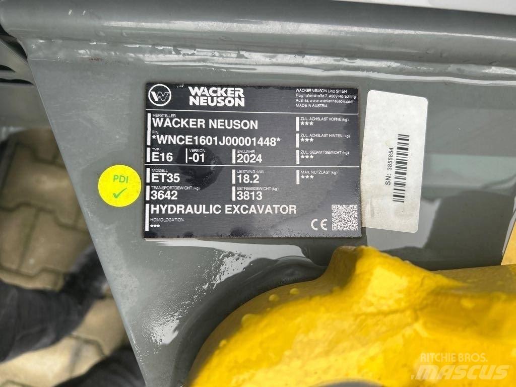 Wacker Neuson ET35 Pásová rýpadla