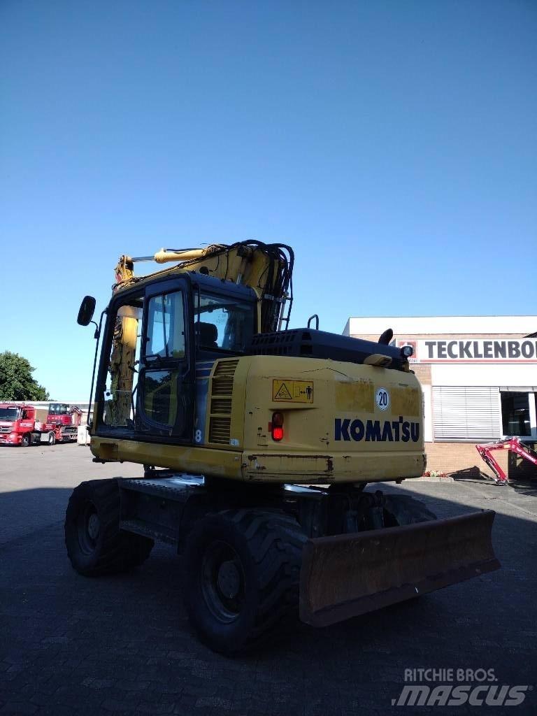 Komatsu PW 148-8 Kolová rýpadla