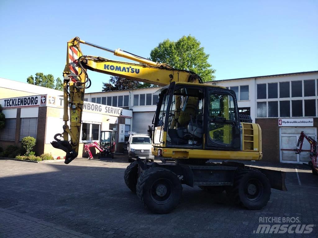 Komatsu PW 148-8 Kolová rýpadla