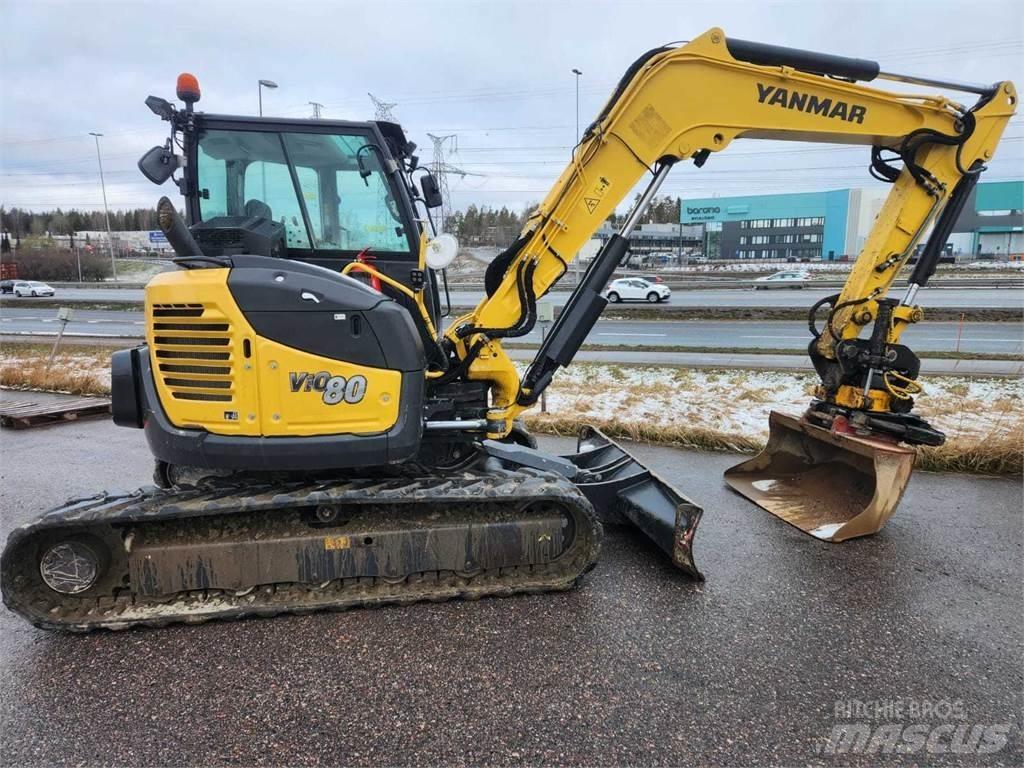 Yanmar VIO 80-1A Midi rýpadla 7t - 12t