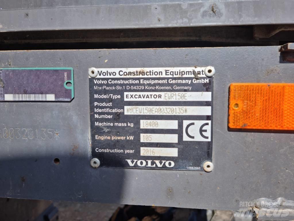 Volvo EWR 150 E Kolová rýpadla