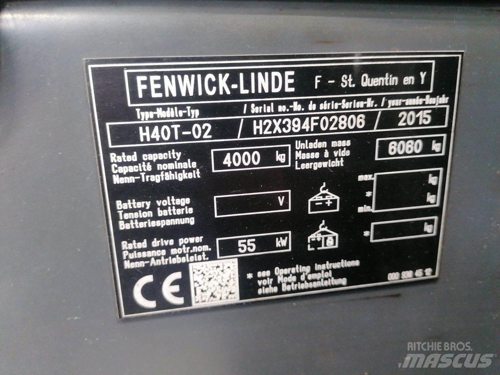 Linde H40T-02 LPG vozíky