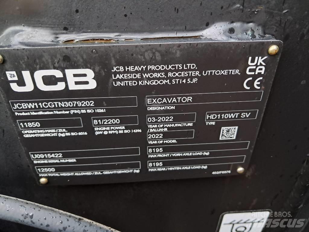 JCB HD110W Kolová rýpadla