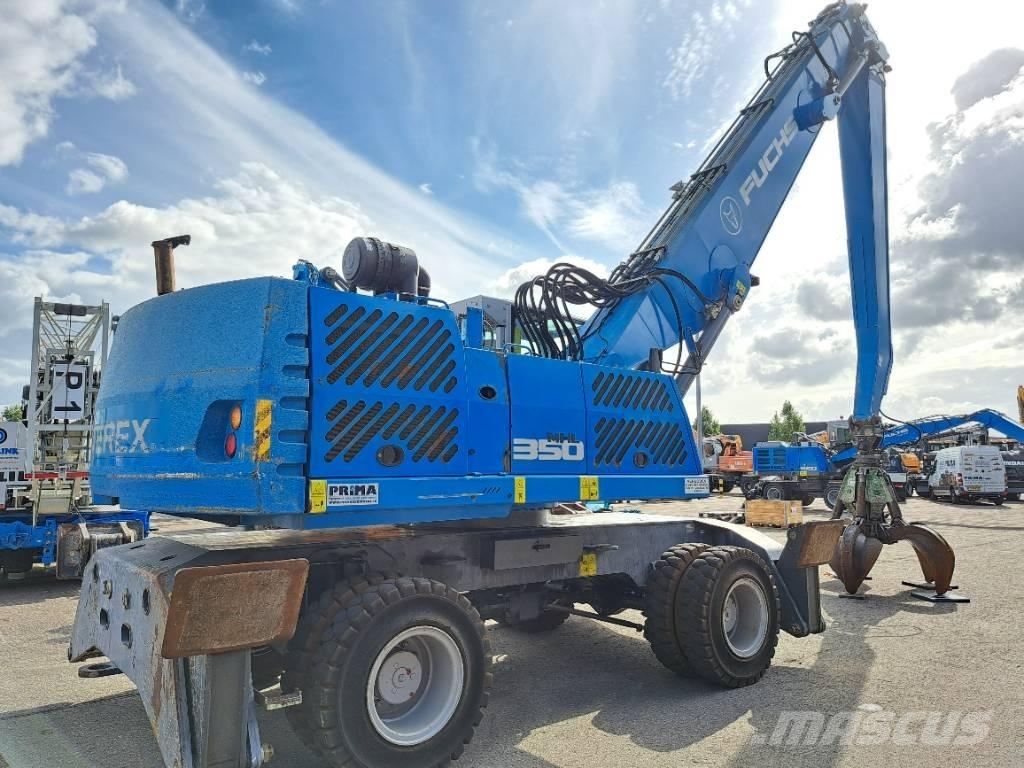 Fuchs MHL350E + Polyp Stroje pro manipulaci s odpadem