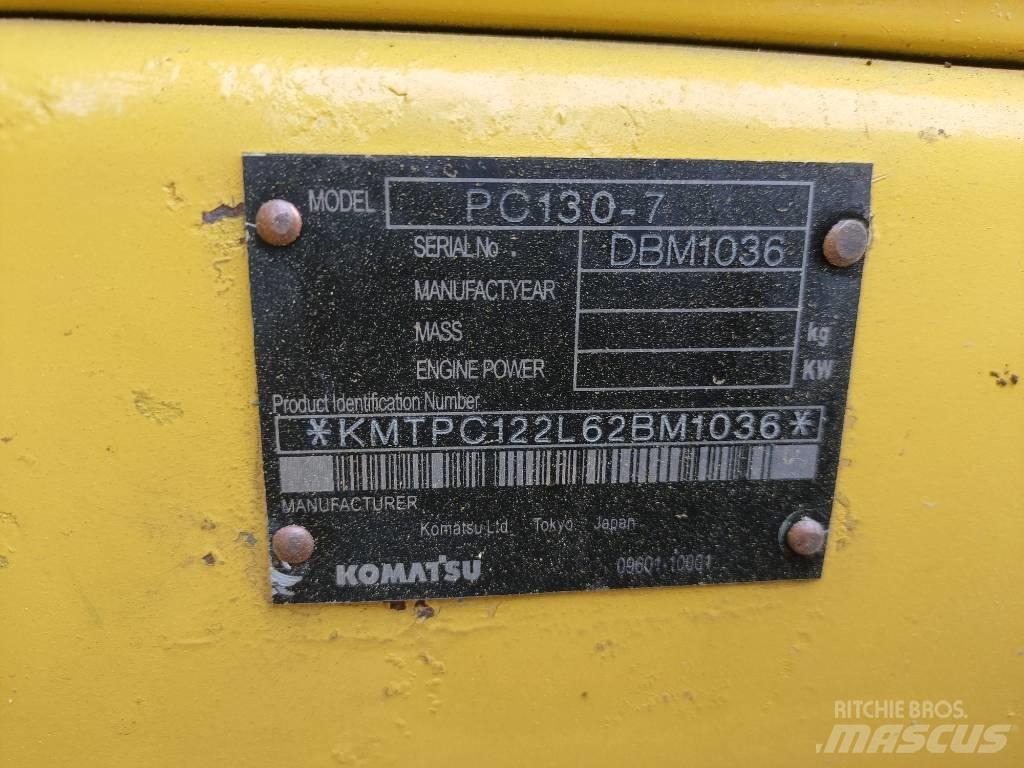 Komatsu PC130 Pásová rýpadla