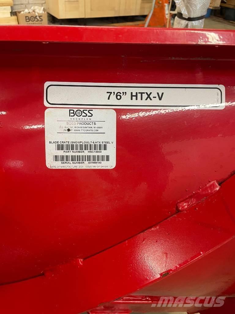 Boss 7'6'' HTX-V Sněžné pluhy, přední sněhové radlice
