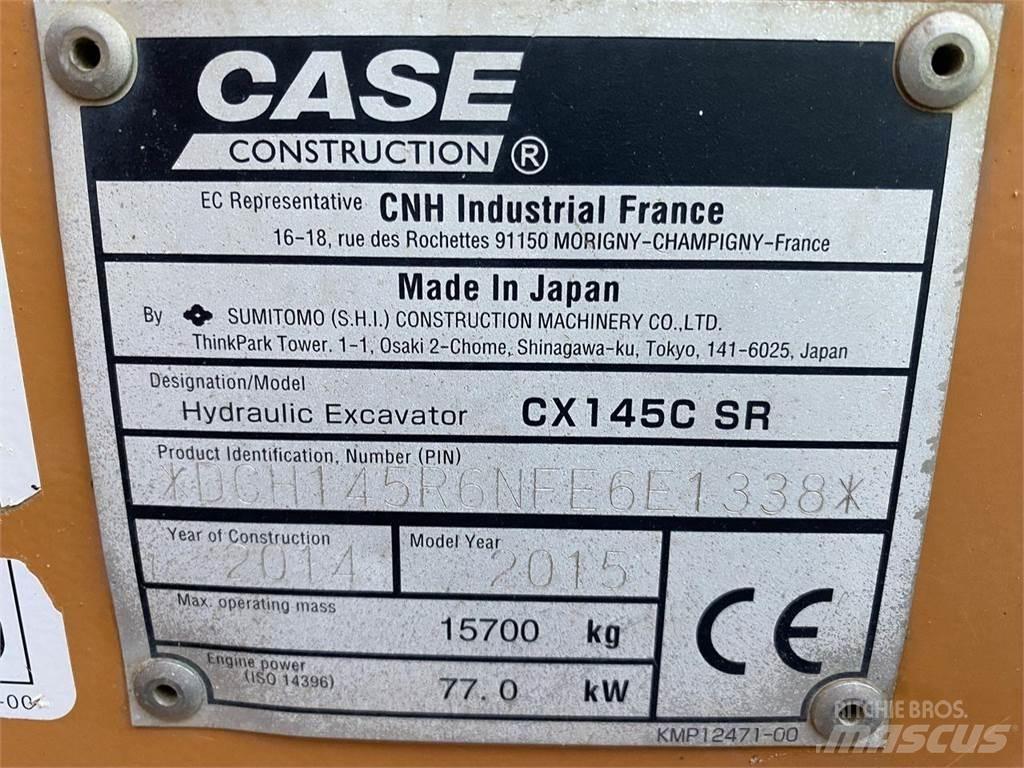 CASE CX145C Pásová rýpadla