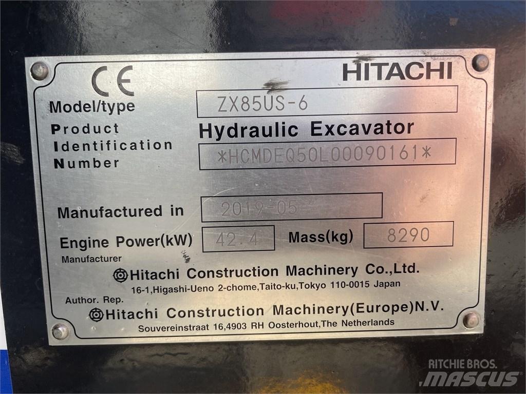Hitachi ZX 85 US-6 Midi rýpadla 7t - 12t