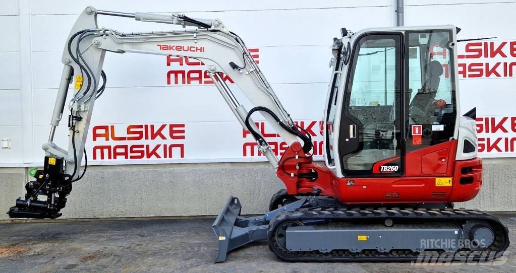 Takeuchi TB 260 Mini rýpadla < 7t