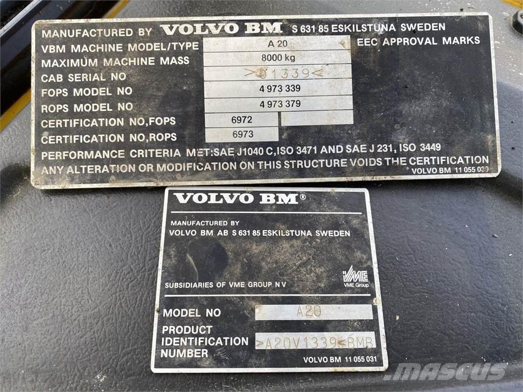 Volvo A20 Vyklápěcí dempry