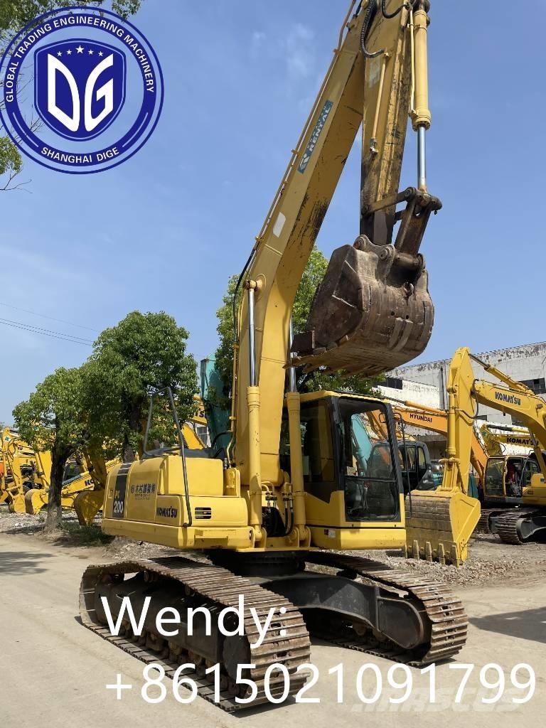 Komatsu PC 200-7 Pásová rýpadla