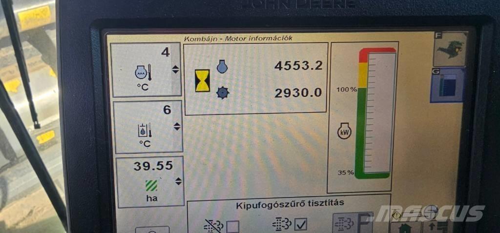 John Deere T 550 Sklízecí mlátičky