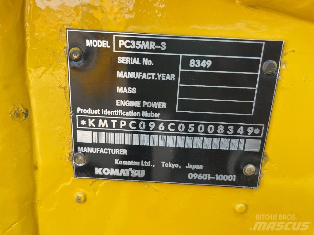 Komatsu PC 35 Mini rýpadla < 7t