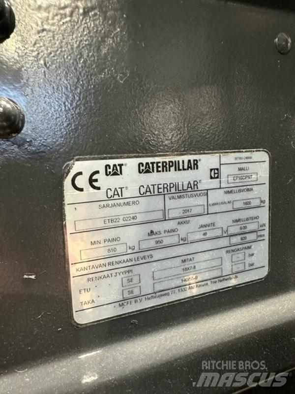 CAT EP 16 CPNT Akumulátorové vozíky