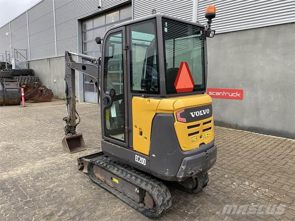 Volvo EC20D Kolová rýpadla