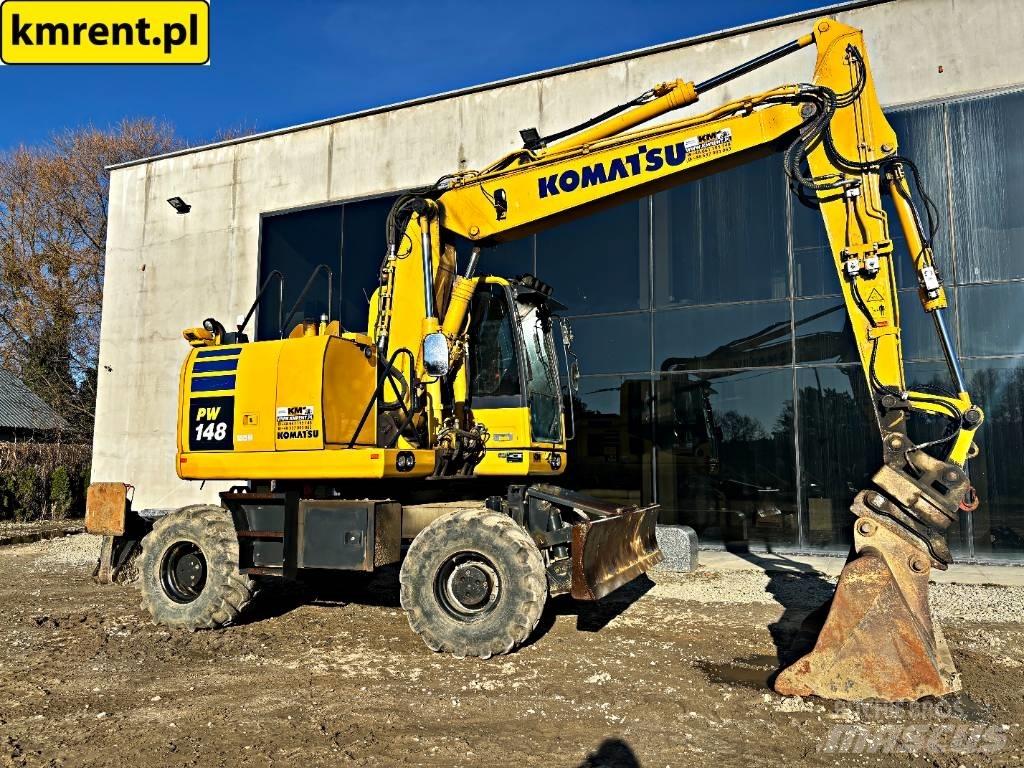 Komatsu PW 148 Kolová rýpadla