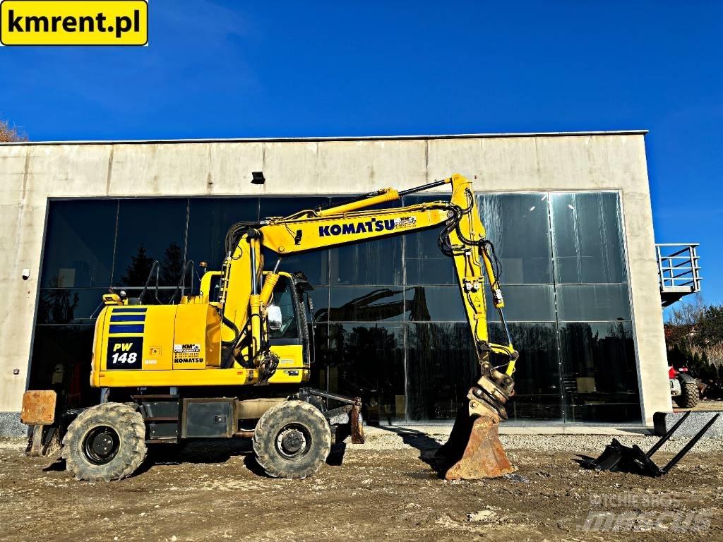 Komatsu PW 148 Kolová rýpadla
