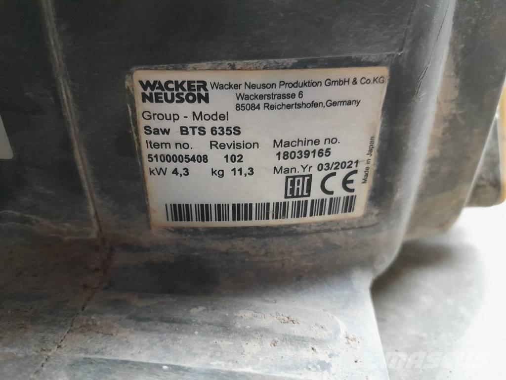 Wacker Neuson BFS635 Pily na beton a kámen