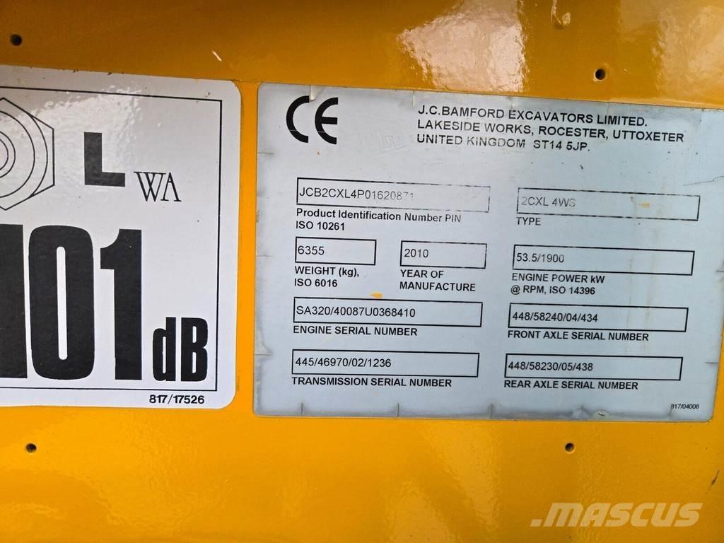 JCB 2CX Kolové nakladače