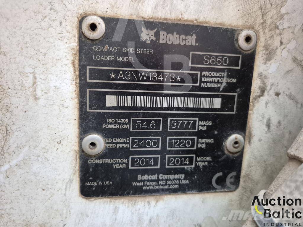 Bobcat S 650 Smykem řízené nakladače