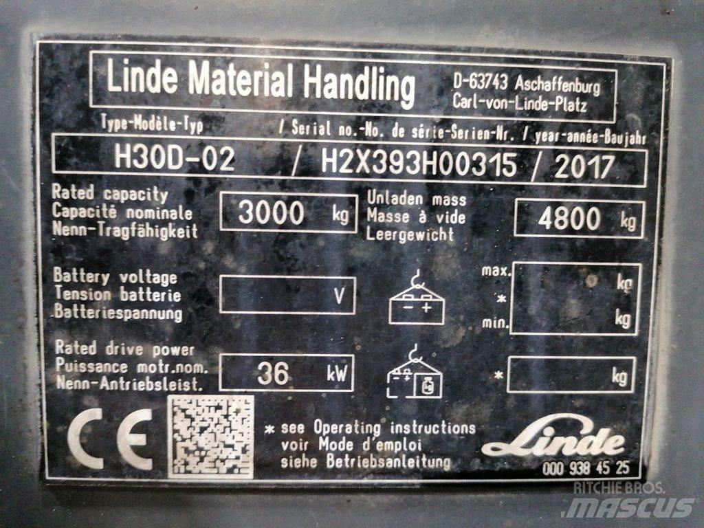 Linde H30D-02 Dieselové vozíky