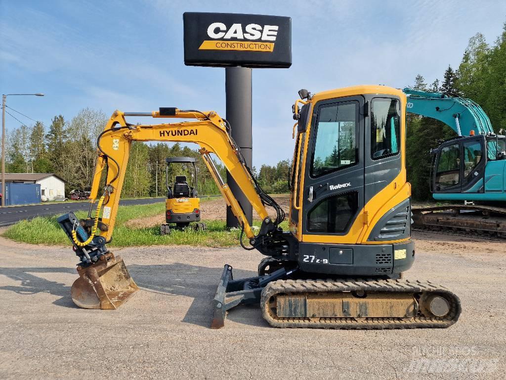 Hyundai Robex 27 Z-9 Mini rýpadla < 7t