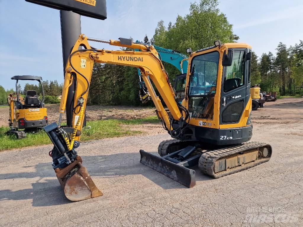 Hyundai Robex 27 Z-9 Mini rýpadla < 7t