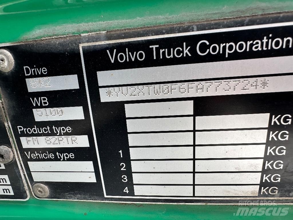 Volvo FM 420 8x2/4 Hákový nosič kontejnerů