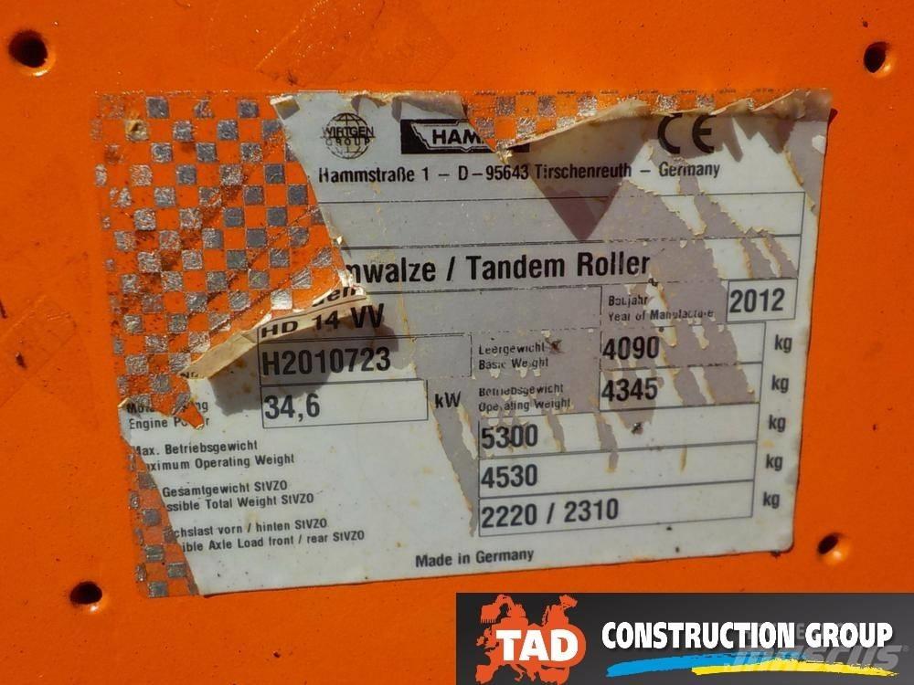 Hamm HD 14 Tandemové válce