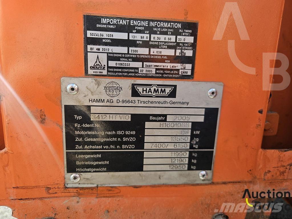 Hamm 3412 HT Vio Další válce