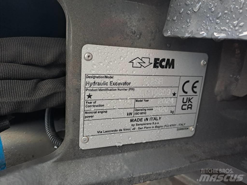 ECM 22 SR Mini rýpadla < 7t