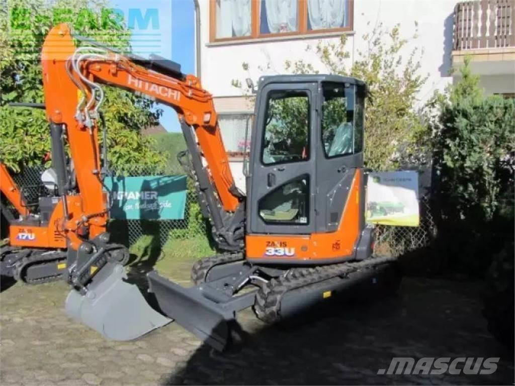 Hitachi zx 33 u-6 Kolová rýpadla