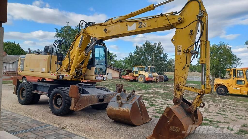 Komatsu PW 220-7 Kolová rýpadla