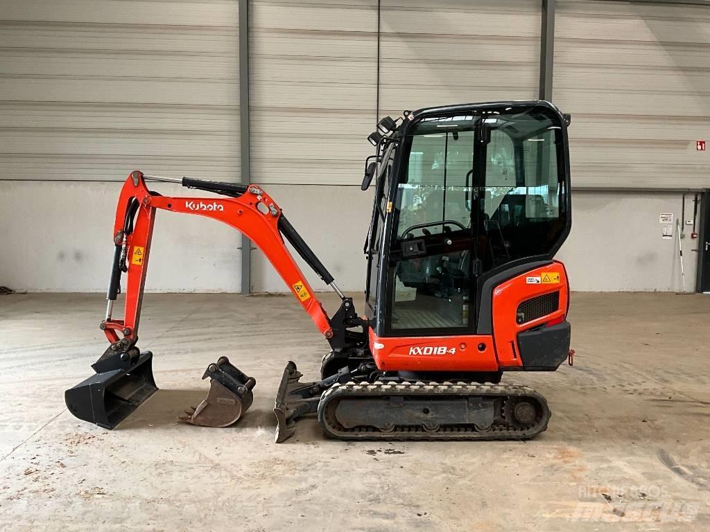 Kubota KX 018-4 Mini rýpadla < 7t