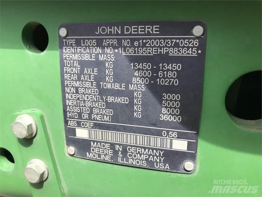 John Deere 6195R Traktory