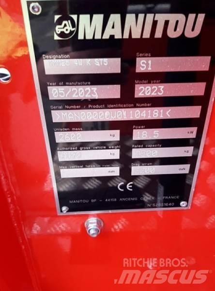 Manitou TMM25 4W Závěsné vysokozdvižné vozíky