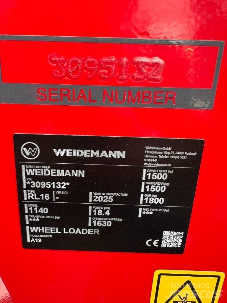 Weidemann 1140 Víceúčelové nakladače