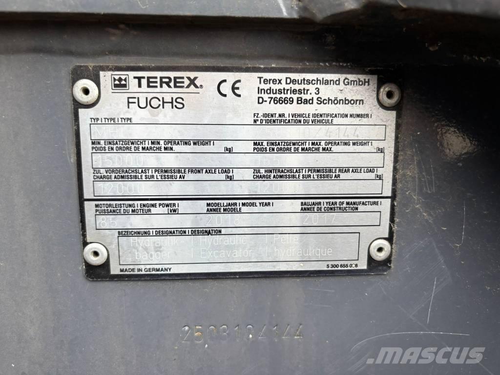 Fuchs MHL 250 Stroje pro manipulaci s odpadem