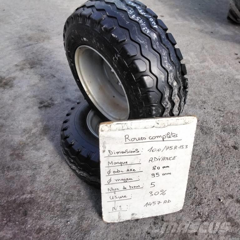 Advance 10.0/75R15.3 Pneumatiky, kola a ráfky